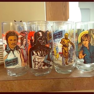 Vintage Star Wars BK glasses (set of 4)